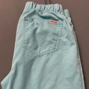 Greys Anatomy 4232 small aqua scrub pants